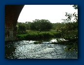 On the wrong side of the river!